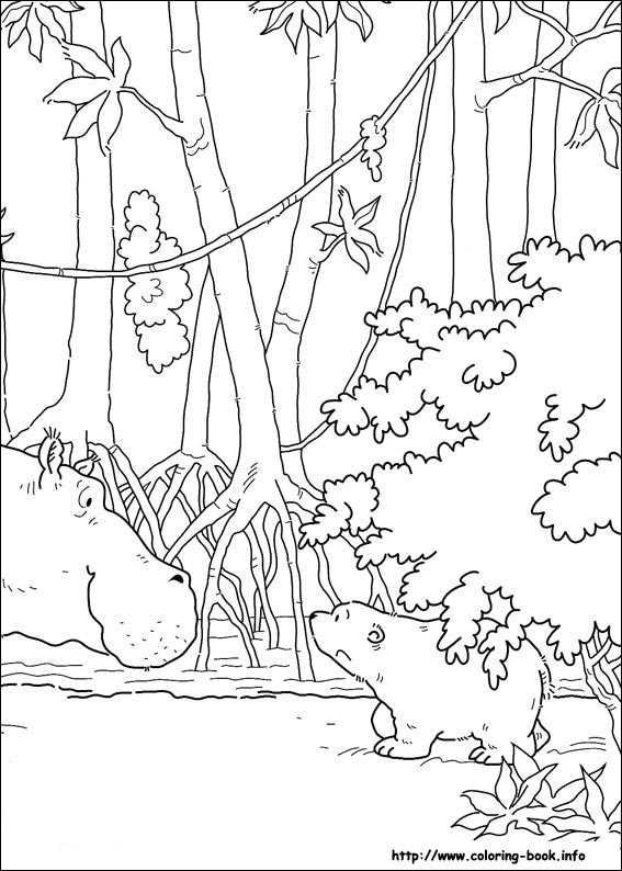 Little Polar Bear coloring picture